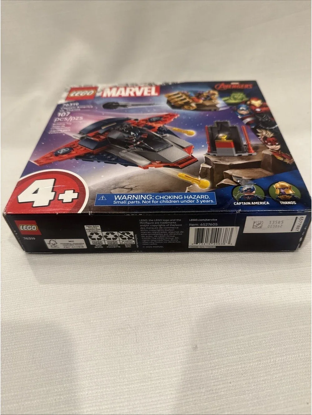 LEGO® Marvel Captain America vs. Thanos 76319
